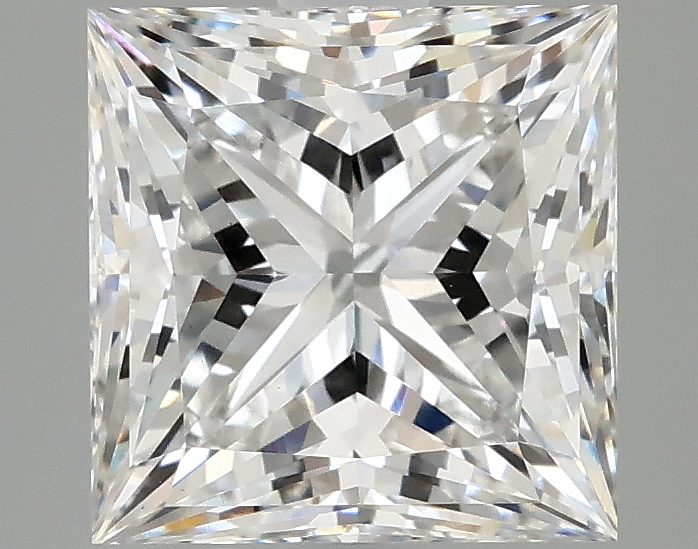 2.84 Carat Princess Cut Lab Diamond