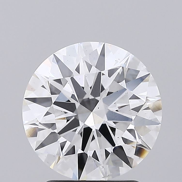 2.4 Carat Round Cut Lab Diamond