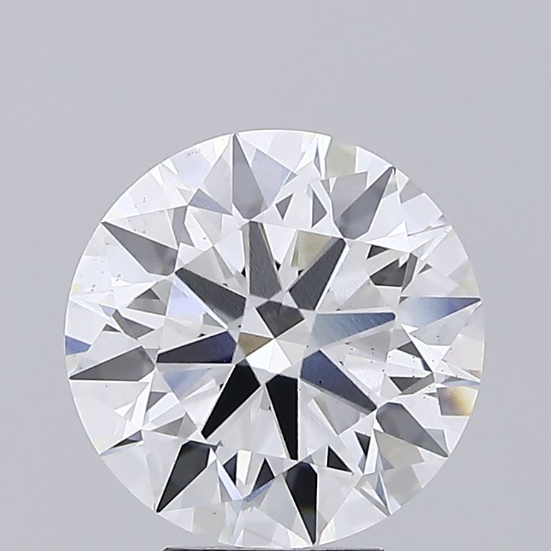 4.17 Carat Round Cut Lab Diamond
