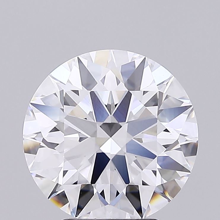 3.87 Carat Round Cut Lab Diamond