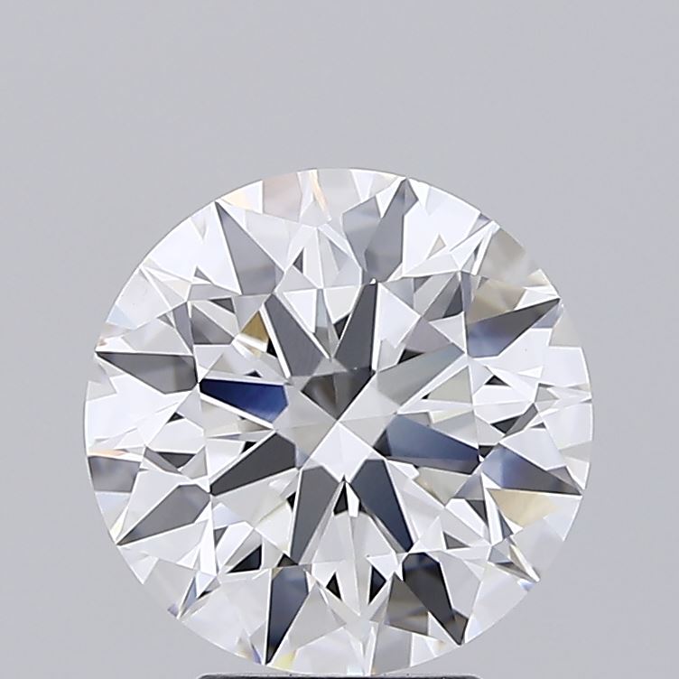 3.71 Carat Round Cut Lab Diamond