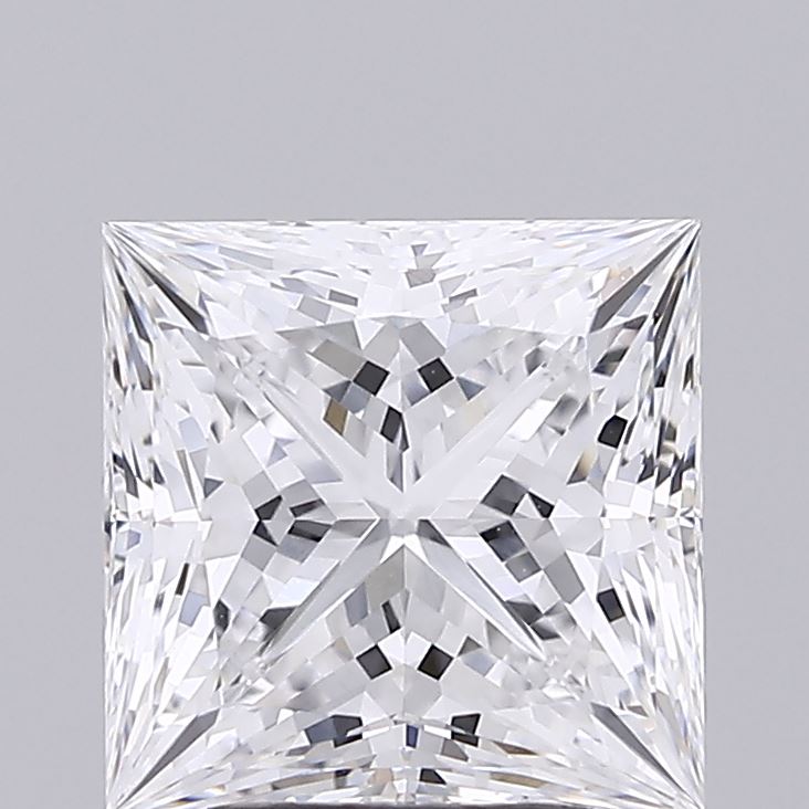 3.17 Carat Princess Cut Lab Diamond