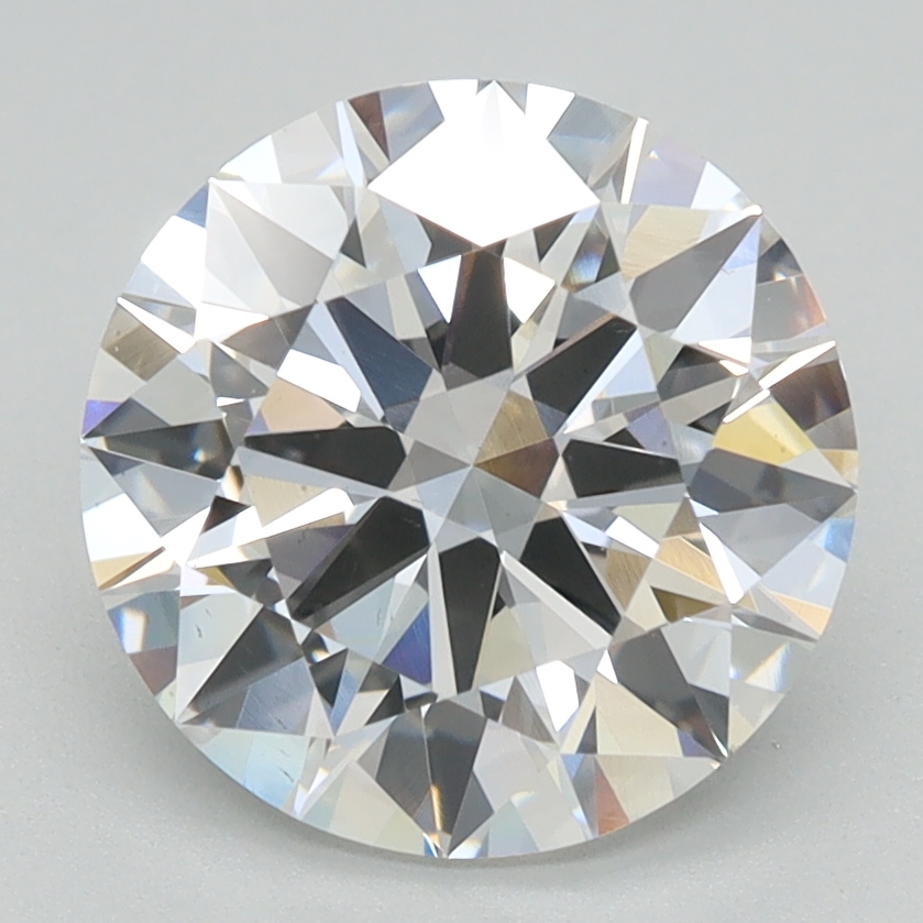 2.5 Carat Round Cut Lab Diamond