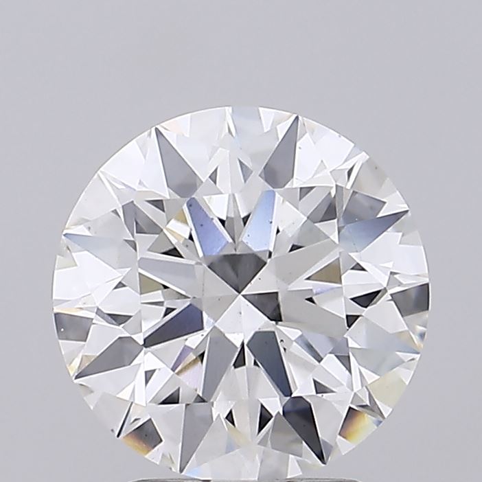 2.72 Carat Round Cut Lab Diamond