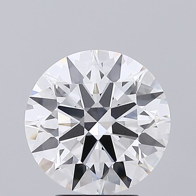 3.21 Carat Round Cut Lab Diamond