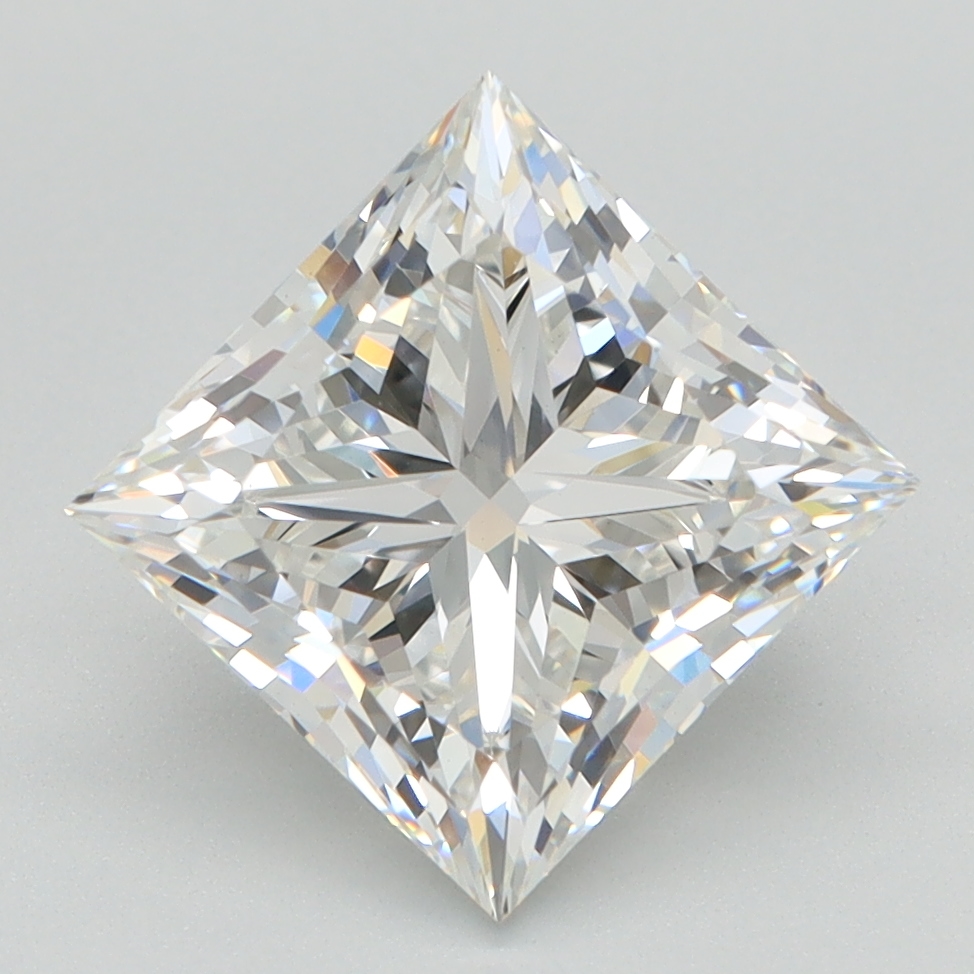 2.92 Carat Princess Cut Lab Diamond