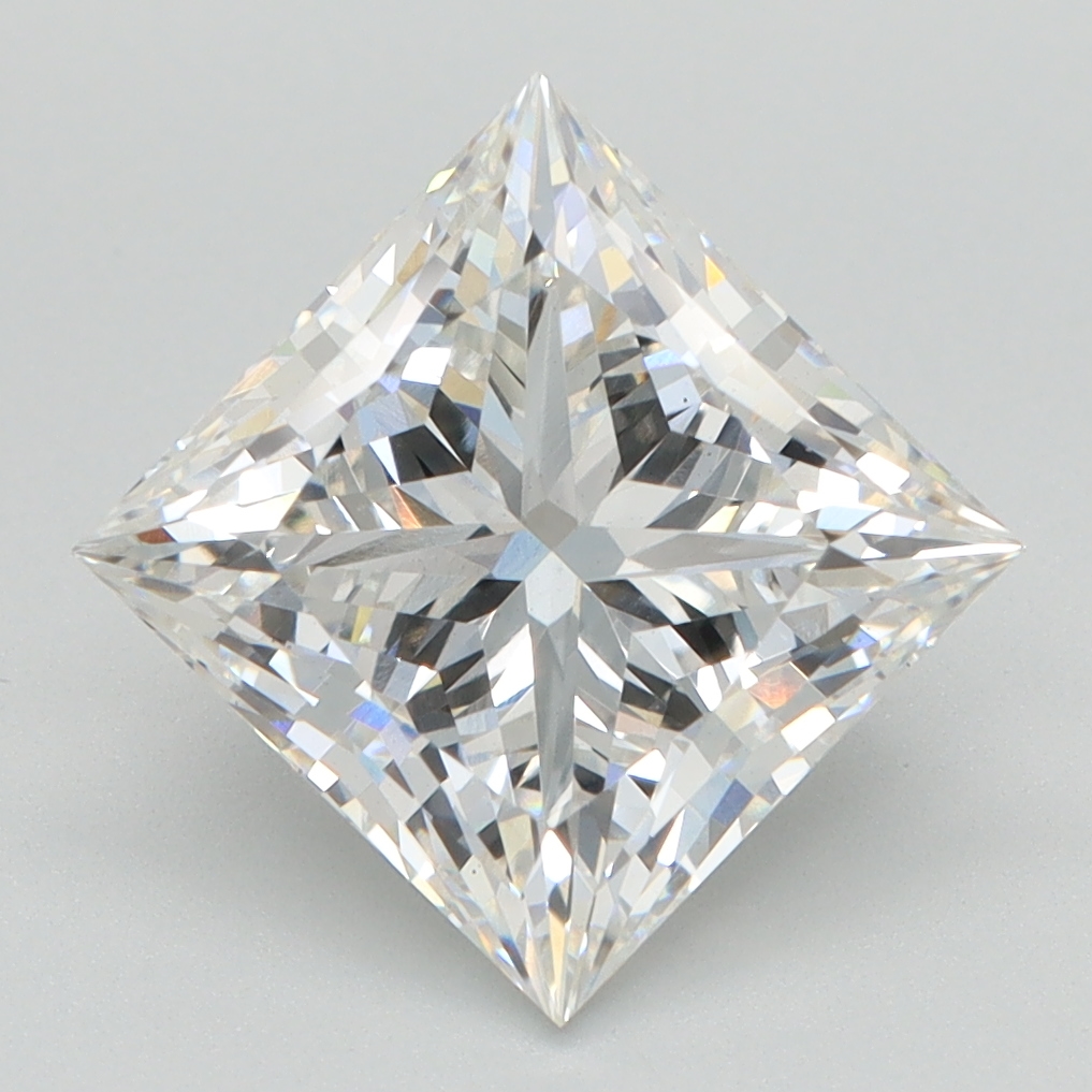 2.98 Carat Princess Cut Lab Diamond