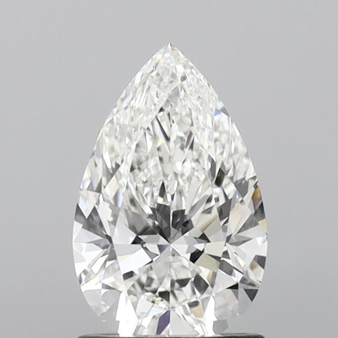 1.37 Carat Pear Cut Lab Diamond