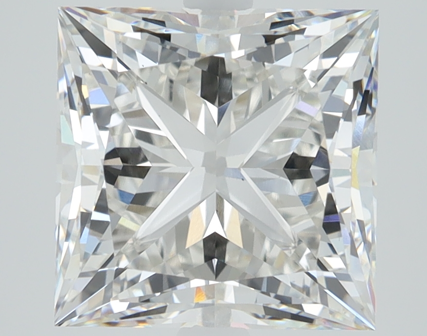 4.51 Carat Princess Cut Lab Diamond