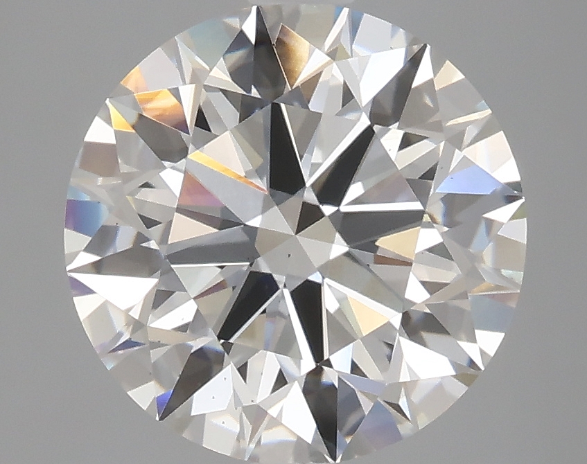 3.7 Carat Round Cut Lab Diamond