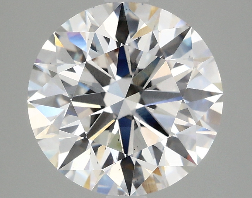 3.71 Carat Round Cut Lab Diamond