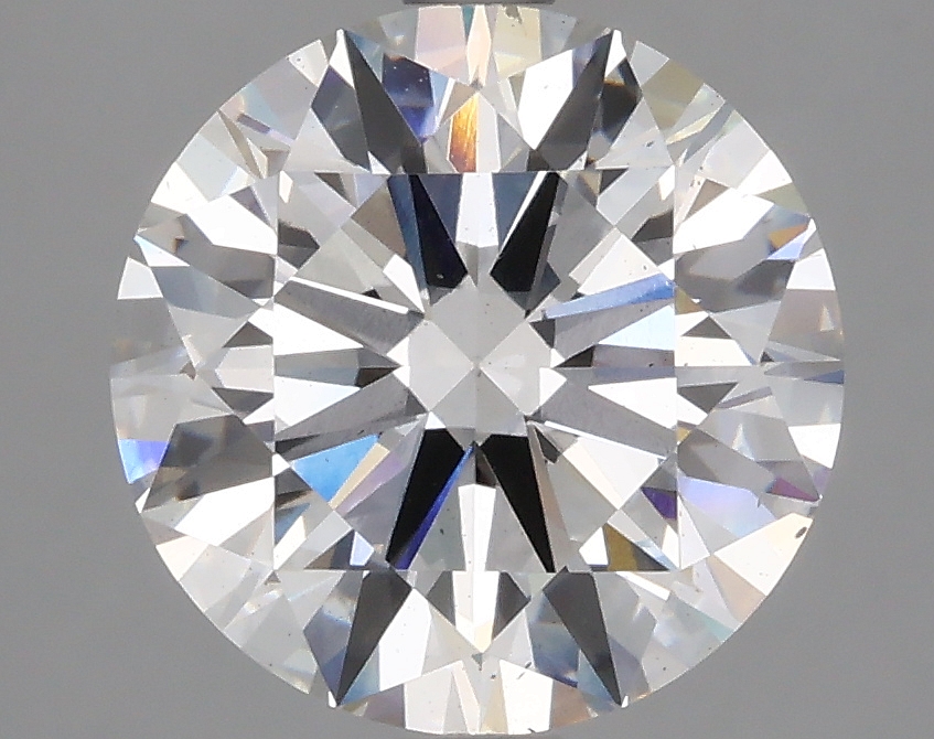 3.68 Carat Round Cut Lab Diamond