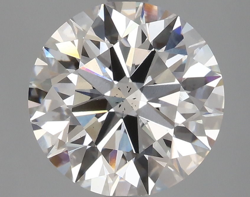 3.67 Carat Round Cut Lab Diamond