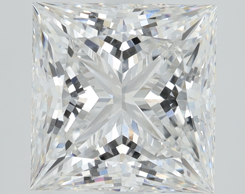 3.52 Carat Princess Cut Lab Diamond