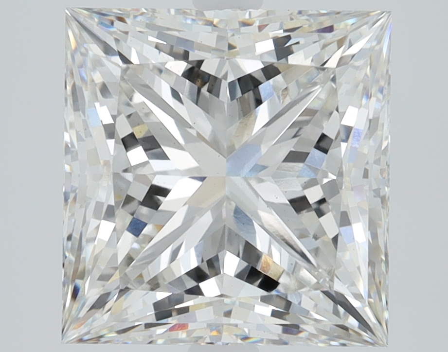 4.01 Carat Princess Cut Lab Diamond