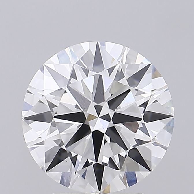 3.48 Carat Round Cut Lab Diamond