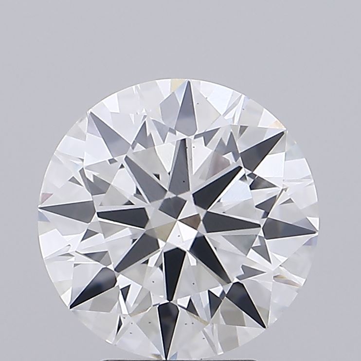 3.43 Carat Round Cut Lab Diamond