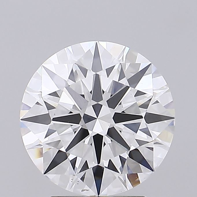 3.24 Carat Round Cut Lab Diamond