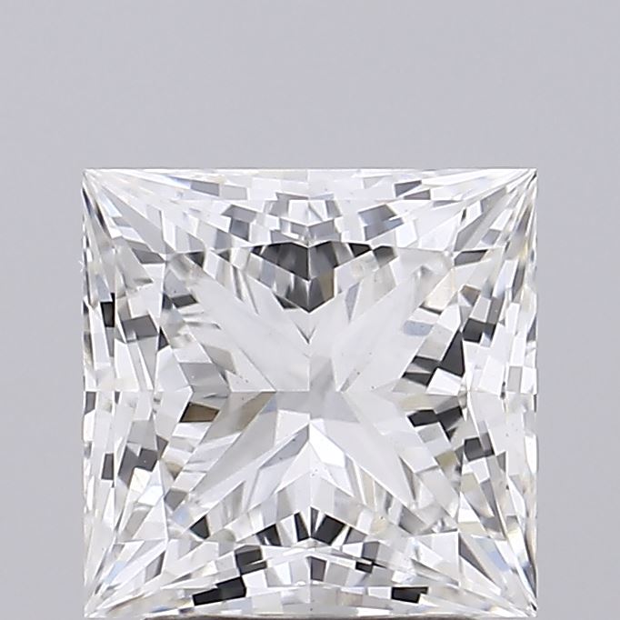 2.77 Carat Princess Cut Lab Diamond