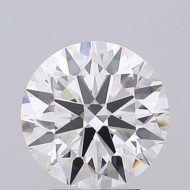 3.09 Carat Round Cut Lab Diamond
