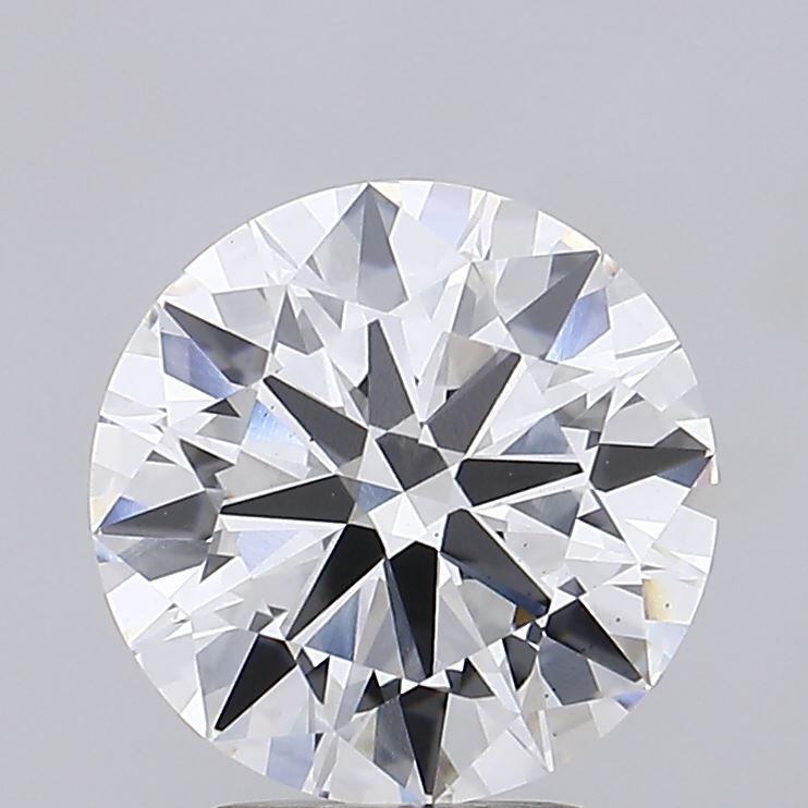 3.41 Carat Round Cut Lab Diamond