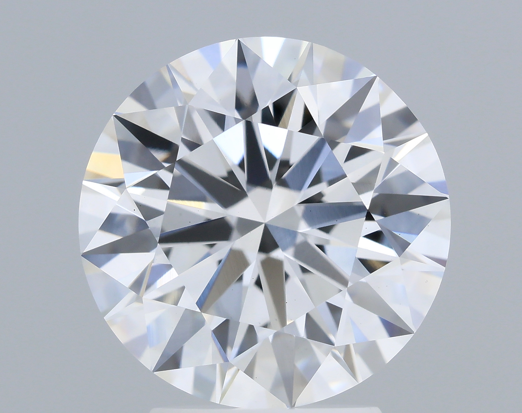 3.29 Carat Round Cut Lab Diamond