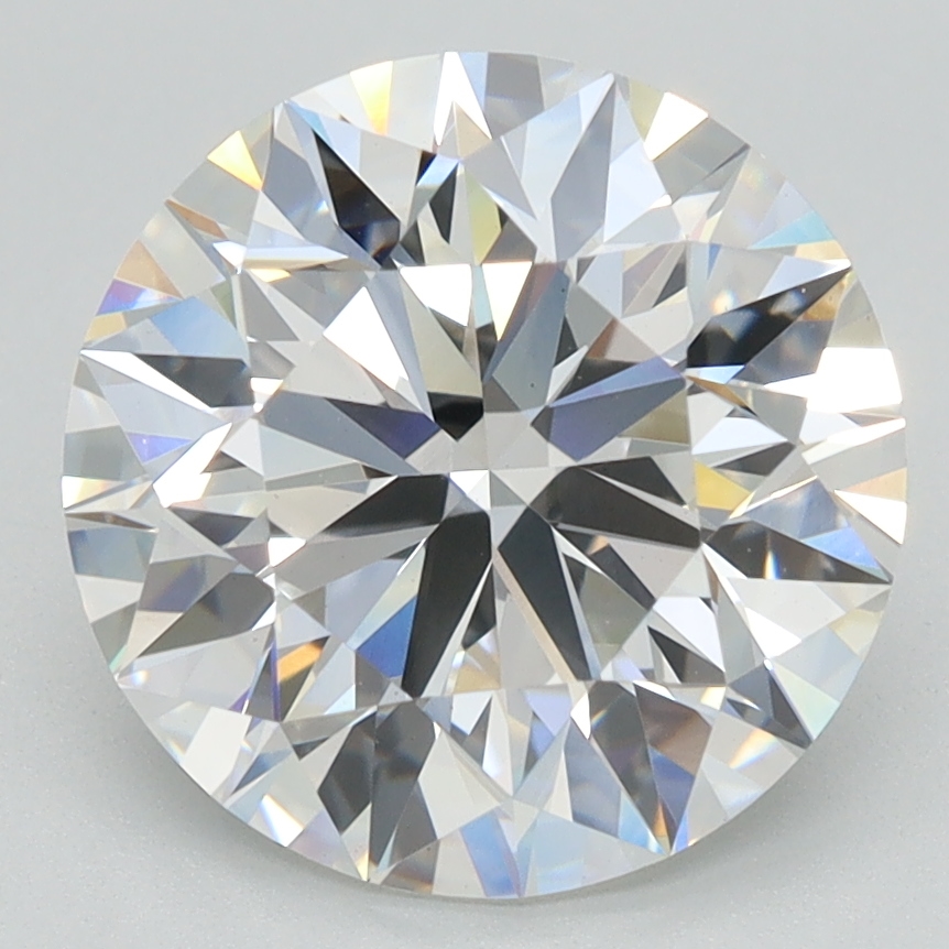 3.3 Carat Round Cut Lab Diamond