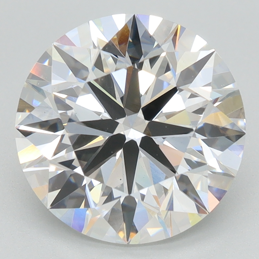 3.3 Carat Round Cut Lab Diamond