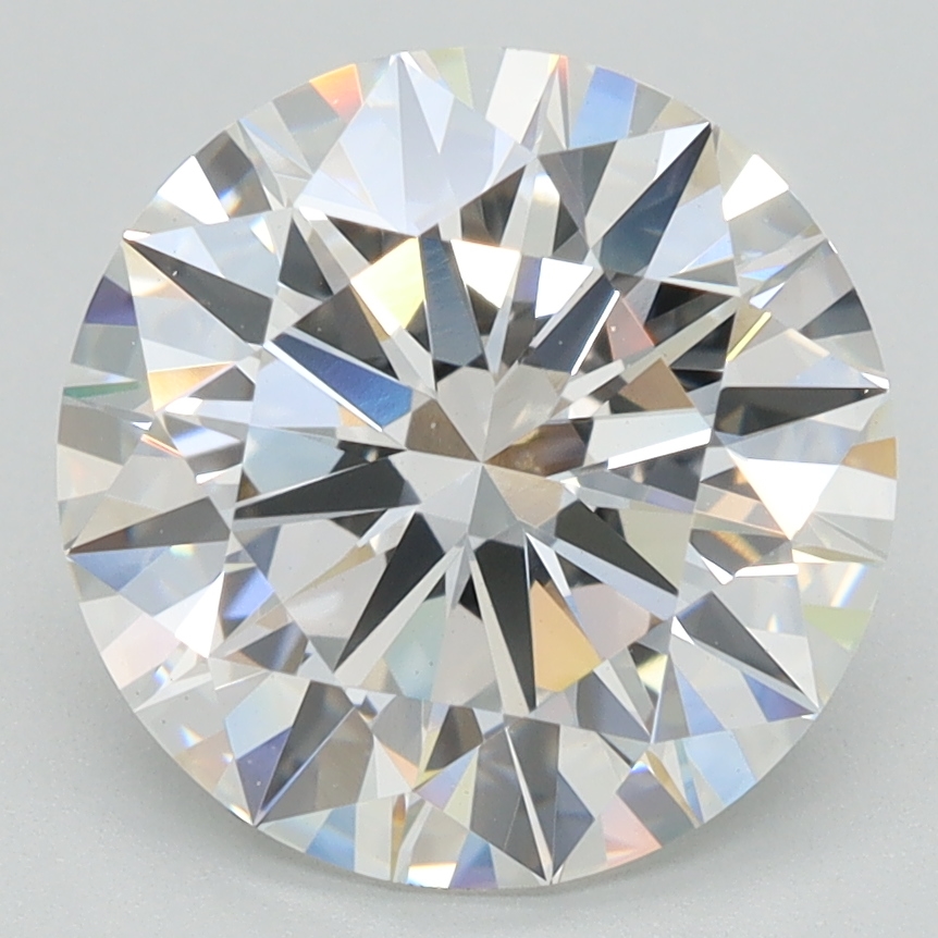 3.3 Carat Round Cut Lab Diamond