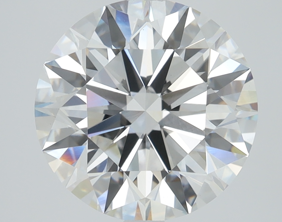 3.37 Carat Round Cut Lab Diamond