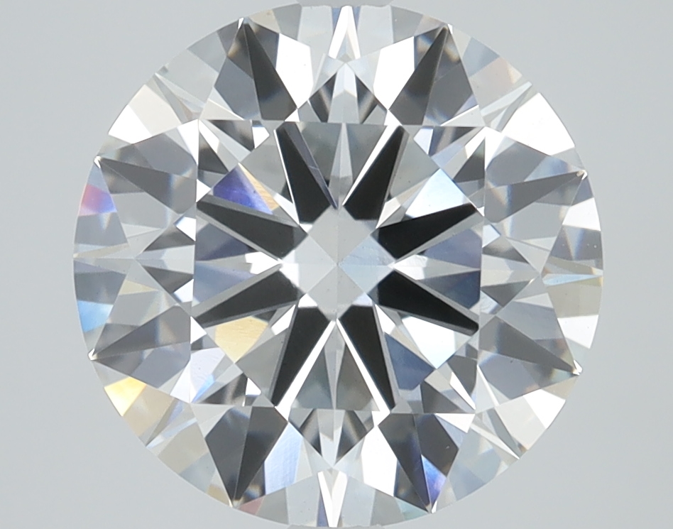 3.41 Carat Round Cut Lab Diamond