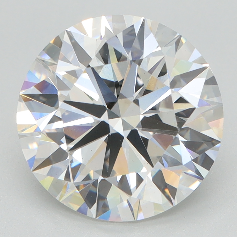 3.6 Carat Round Cut Lab Diamond