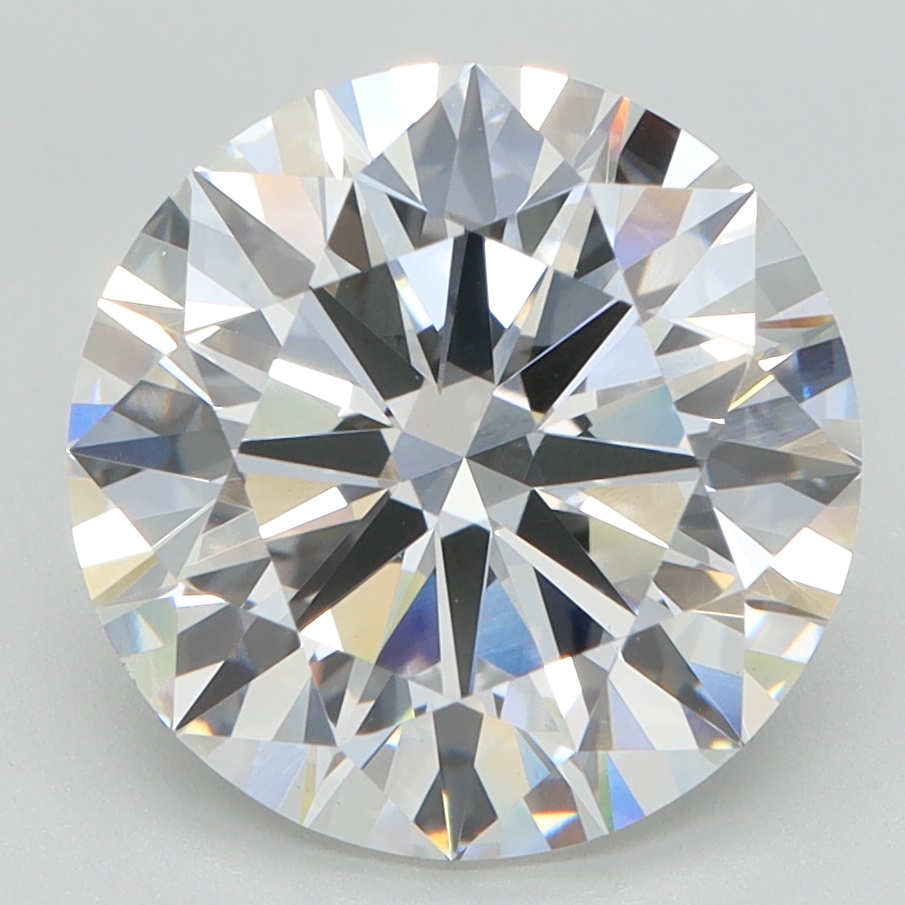 3.6 Carat Round Cut Lab Diamond