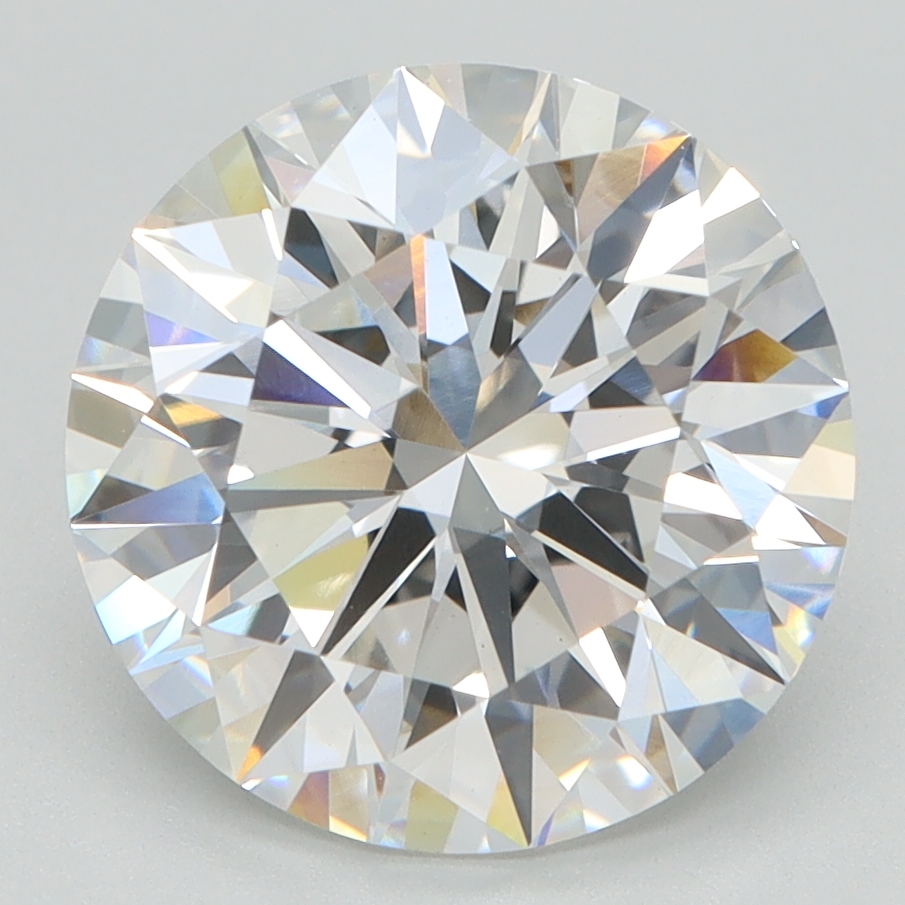 3.6 Carat Round Cut Lab Diamond