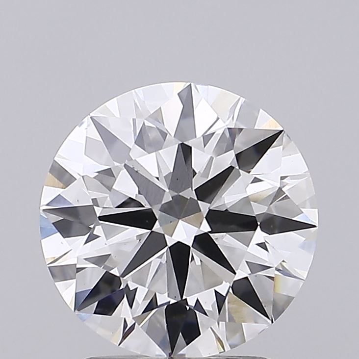 2.3 Carat Round Cut Lab Diamond