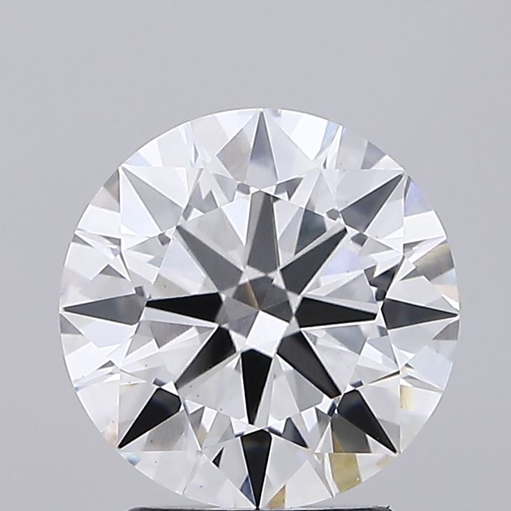 2.42 Carat Round Cut Lab Diamond