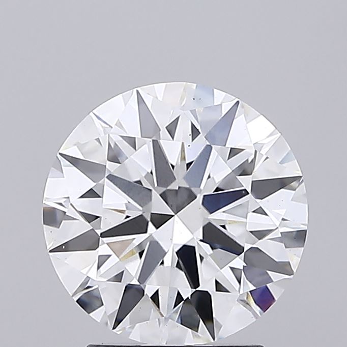 2.45 Carat Round Cut Lab Diamond