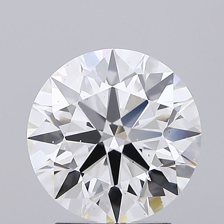 2.46 Carat Round Cut Lab Diamond