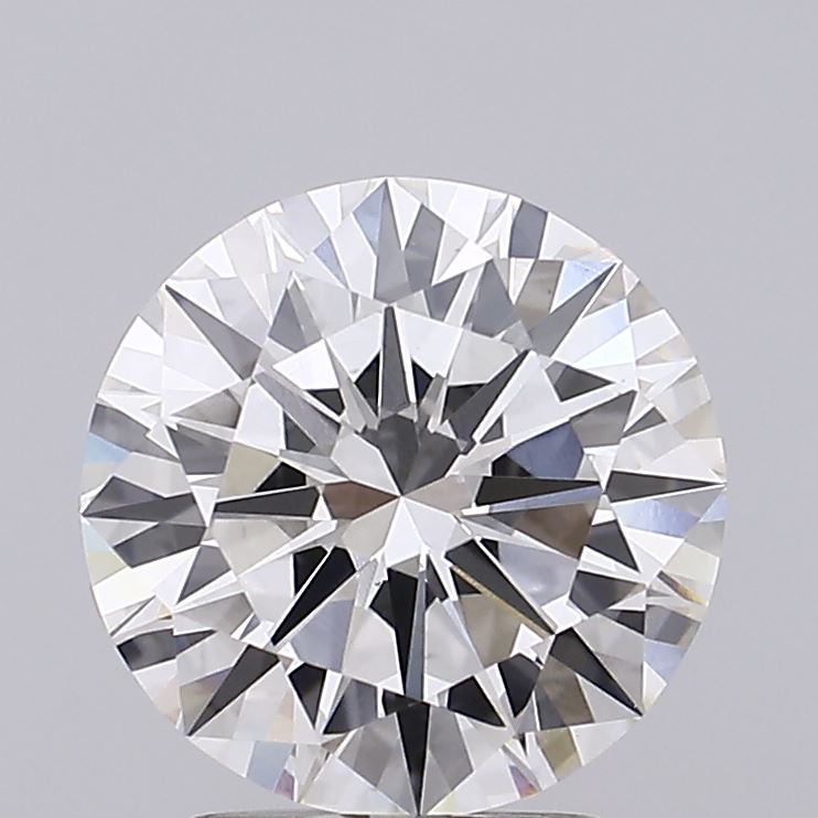 2.56 Carat Round Cut Lab Diamond