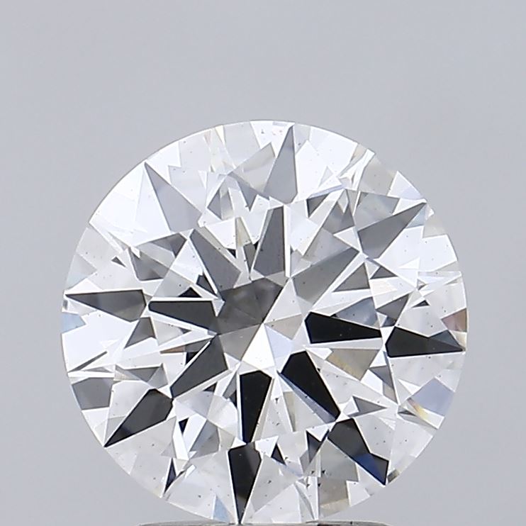 2.72 Carat Round Cut Lab Diamond