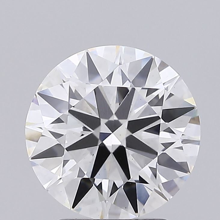 2.74 Carat Round Cut Lab Diamond