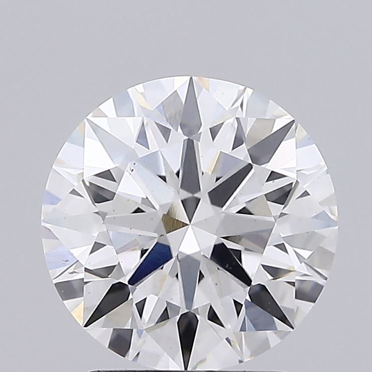 2.76 Carat Round Cut Lab Diamond