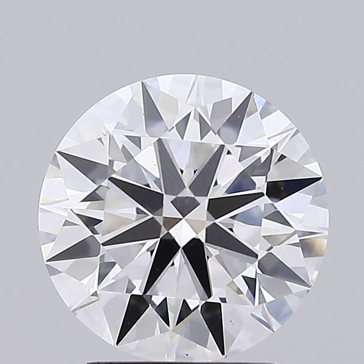 2.82 Carat Round Cut Lab Diamond