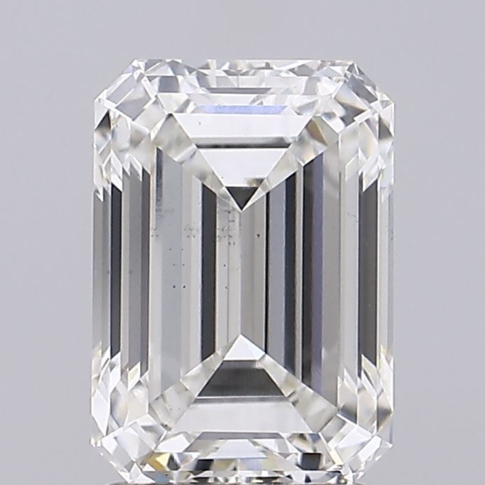 2.58 Carat Emerald Cut Lab Diamond