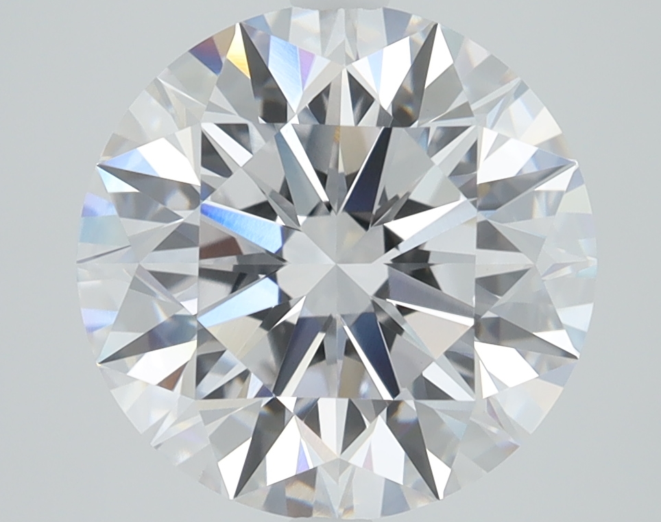 4.02 Carat Round Cut Lab Diamond