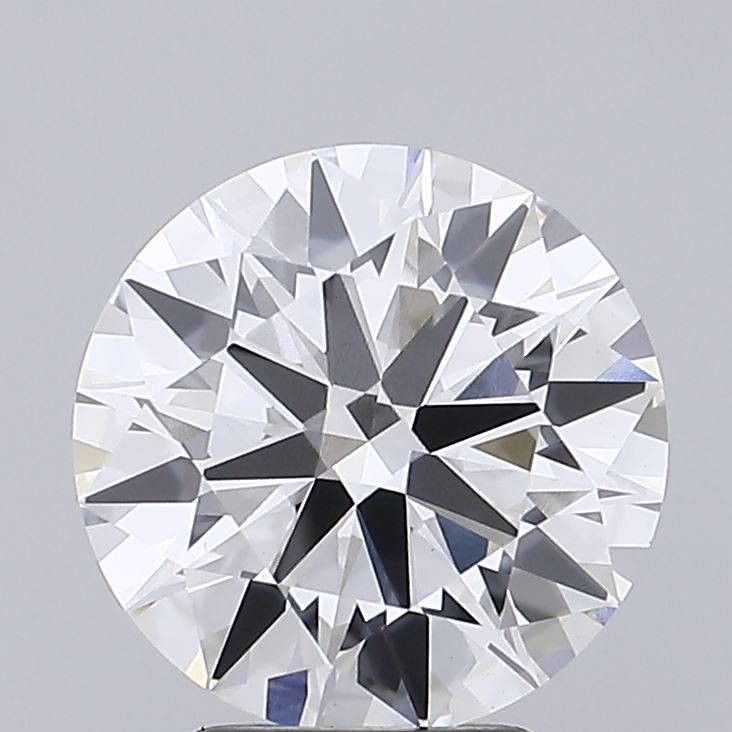 3.21 Carat Round Cut Lab Diamond