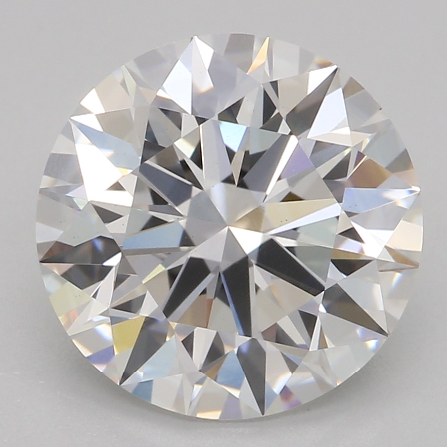 2.55 Carat Round Cut Lab Diamond