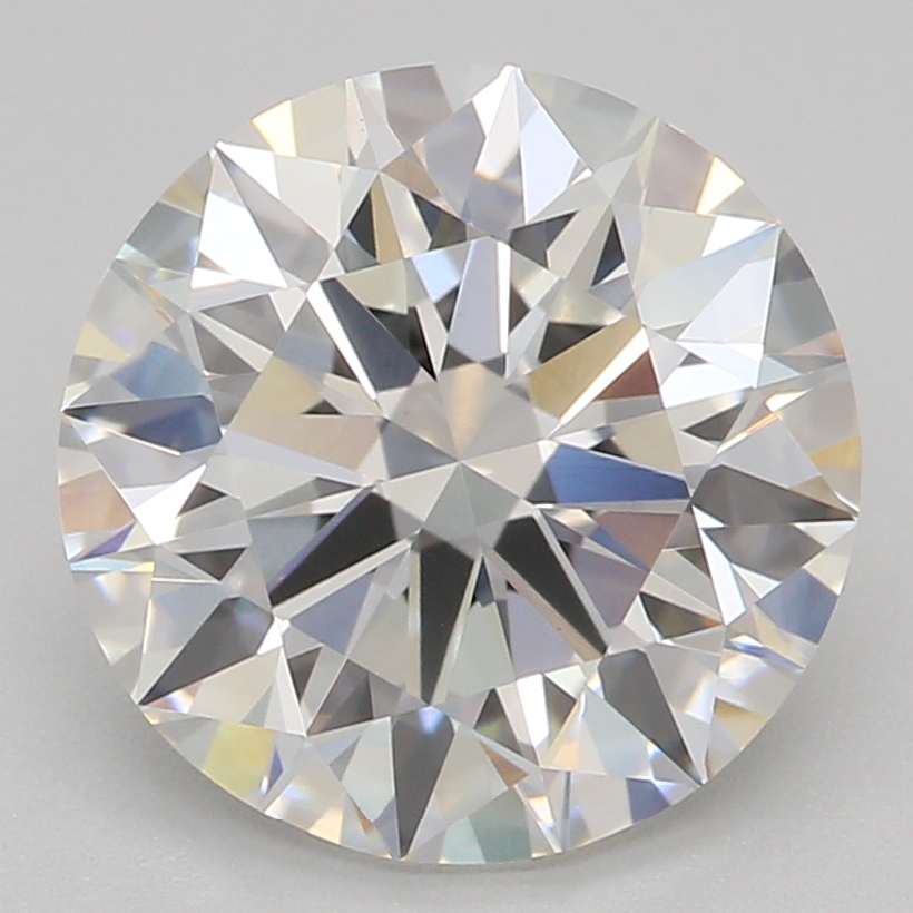 Round Lab Grown Diamond IGI Certified VVS2 Clarity F Grade 2.04 Ct