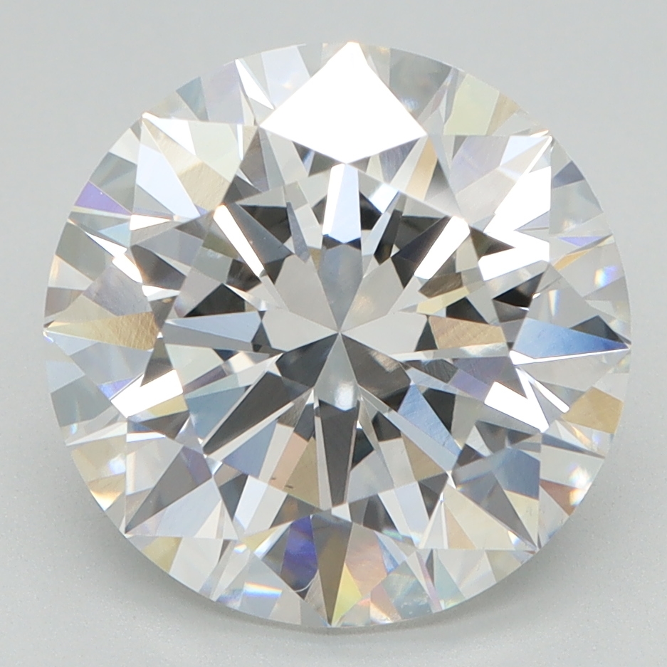 4.02 Carat Round Cut Lab Diamond