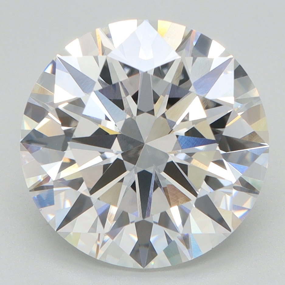 4.01 Carat Round Cut Lab Diamond